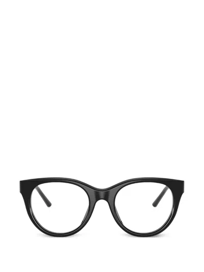Dolce & Gabbana Round-frame Glasses In Black