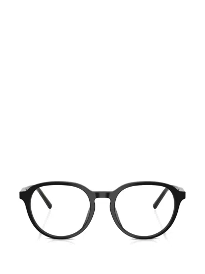 Dolce & Gabbana Round-frame Glasses In Black