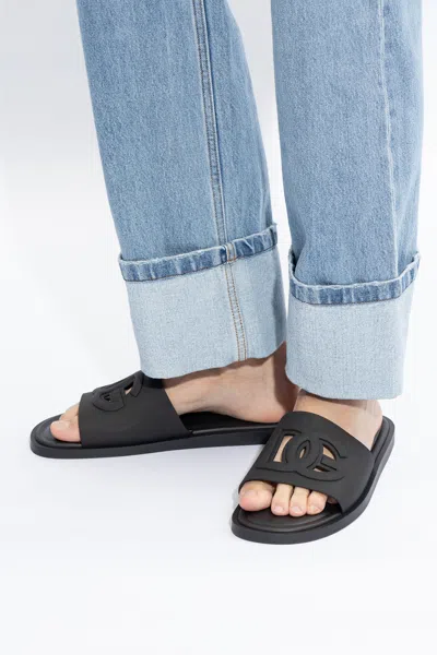DOLCE & GABBANA DOLCE & GABBANA RUBBER SLIDES
