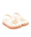 Dolce & Gabbana Rubber Slip-ons With Dg Logo In White