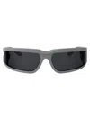 Dolce & Gabbana Rubberized Grey Injected Sunglasses In Gray