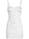 Dolce & Gabbana Knee Length Dress Adjustable Straps In White