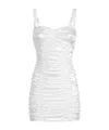 Dolce & Gabbana Knee Length Dress Adjustable Straps In White