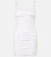 Dolce & Gabbana Knee Length Dress Adjustable Straps In White