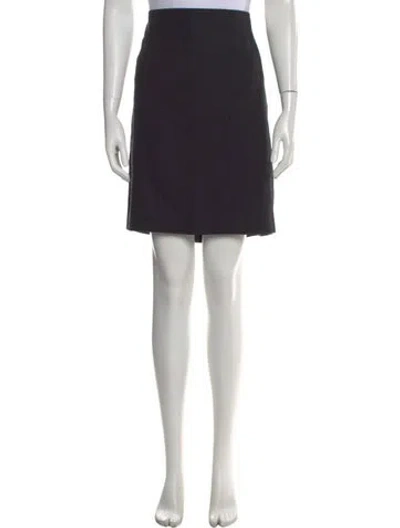 Pre-owned Dolce & Gabbana Ruffle Embellishment Mini Skirt In Black