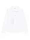 Dolce & Gabbana Ruffled-collar Shirt In Neutral