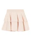 Dolce & Gabbana Ruffled Tiered Skirt In Gold