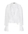 Dolce & Gabbana White Silk Shirt In White