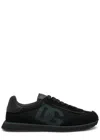 Dolce & Gabbana Dg Cushion Leather Blend Sneaker In Black