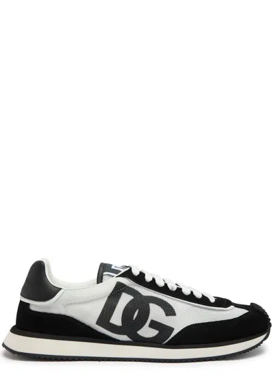 DOLCE & GABBANA DOLCE & GABBANA RUNNER PANELLED MESH SNEAKERS