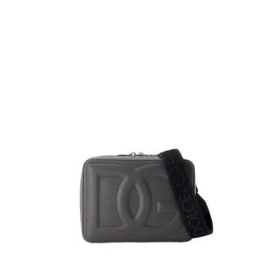 Dolce & Gabbana Runway Crossbody - Leather - Grey