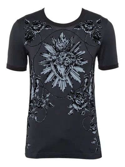 Pre-owned Dolce & Gabbana Sacred Heart-print T-shirt