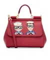 Dolce & Gabbana Sailor Patch Shoulder Bag In Red