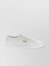 Dolce & Gabbana Portofino White Monocrom Low Top Sneakers With Logo Plaque In Leather Man