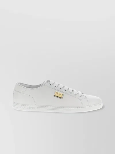 DOLCE & GABBANA 'SAINT PORTOFINO' FLAT SOLE SNEAKERS