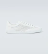 Dolce & Gabbana Portofino Light Strobel Sneakers In Calfskin In White