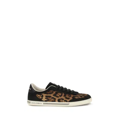 DOLCE & GABBANA SAINT TROPEZ LEOPARD SNEAKERS