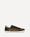 Dolce & Gabbana Men Saint Tropez Leopard Sneakers In Animal Print