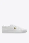 Dolce & Gabbana White Leather Sneakers In White