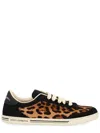 Dolce & Gabbana Women Printed Calf Hair Saint Tropez Light Sneakers In Animal Print