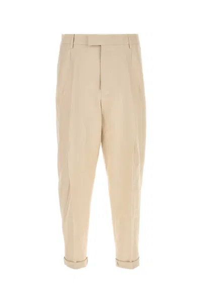 DOLCE & GABBANA SAND CANVAS PANT