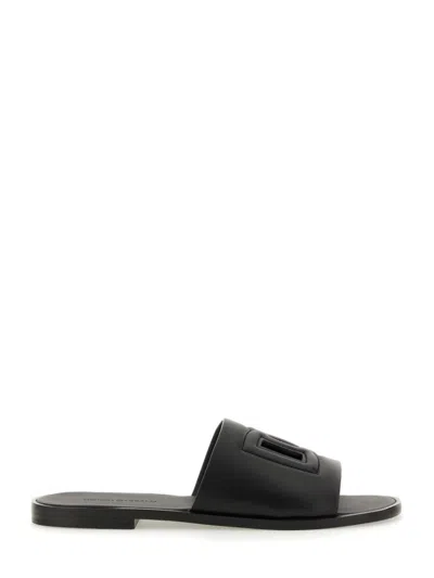 DOLCE & GABBANA DOLCE & GABBANA SANDAL WITH LOGO