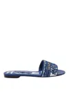 Dolce & Gabbana Embroidered Logo Slides