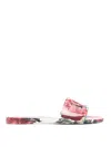 Dolce & Gabbana Round Head Slippers In White