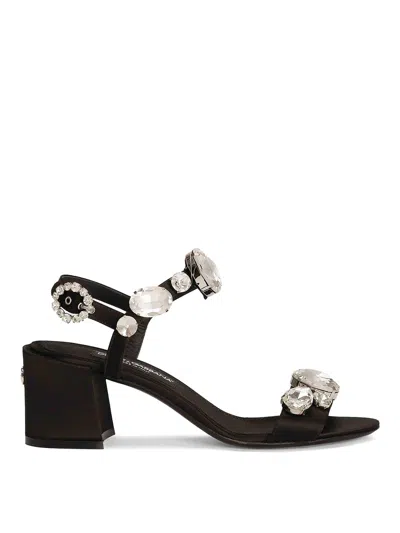DOLCE & GABBANA SANDALIAS - NEGRO