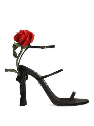 DOLCE & GABBANA SANDALIAS - NEGRO