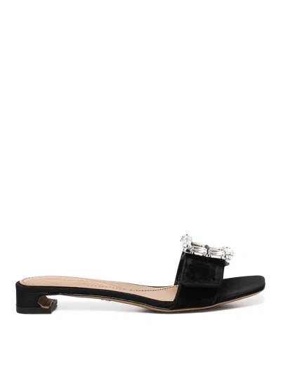 DOLCE & GABBANA JEWEL BUCKLE SANDALS
