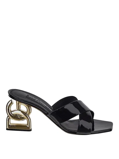 Dolce & Gabbana Sandals In Black