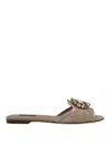 Dolce & Gabbana Rainbow Lace Brooch-detail Sandals