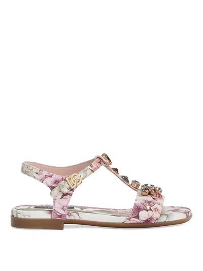 Dolce & Gabbana Kids' Sandals In Pink