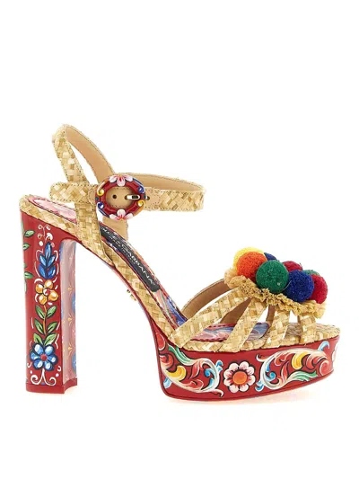 DOLCE & GABBANA SANDALIAS - MULTICOLOR