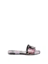 Dolce & Gabbana Multicolor Rubber Beachwear Sandals