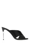 Dolce & Gabbana Satin Sandals With Back Monogram