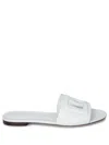 Dolce & Gabbana Leather Dg Millennials Slides