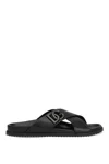 Dolce & Gabbana Calfskin Sandal In Black