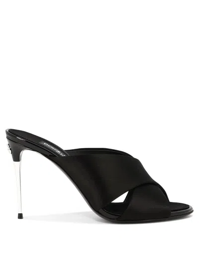 Dolce & Gabbana Sandals In Black