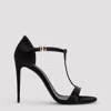 Dolce & Gabbana Woman Sandals Black Size 7.5 Textile Fibers In Black