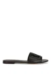 Dolce & Gabbana Black Sandals Women In Black