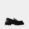 Dolce & Gabbana Classic Italian Leather Mocassins With Penny Slot Detail | Fw23 In Black