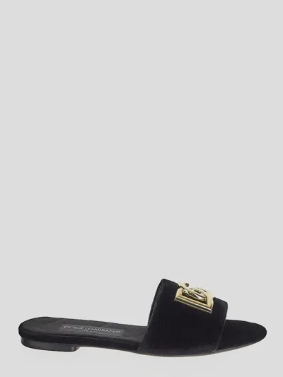 Dolce & Gabbana Sandals In Black