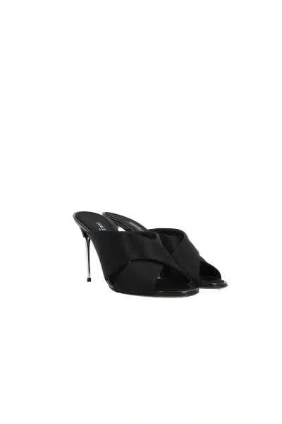 Dolce & Gabbana Sandals In Black+black