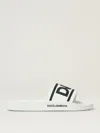 Dolce & Gabbana Dolce&gabbana Logo Embossed Sport Slide In White