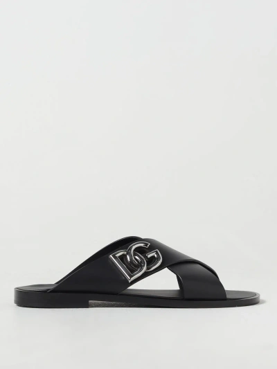 Dolce & Gabbana Sandals  Men Color Black