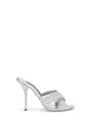 Dolce & Gabbana Crystal-embellished Open-toe Sandals In Grey