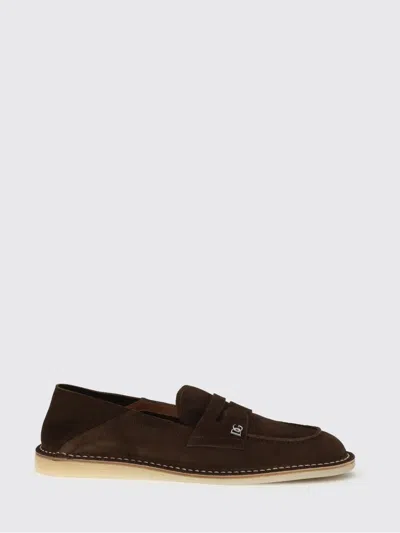 Dolce & Gabbana Loafers  Men Color Ebony In Brown