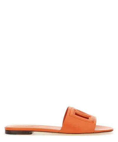 Dolce & Gabbana Sandals In Orange